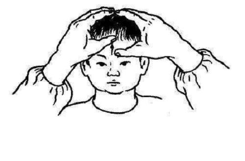 小儿发热推拿手法图解（小孩子发热推拿手法示意图）-九图集