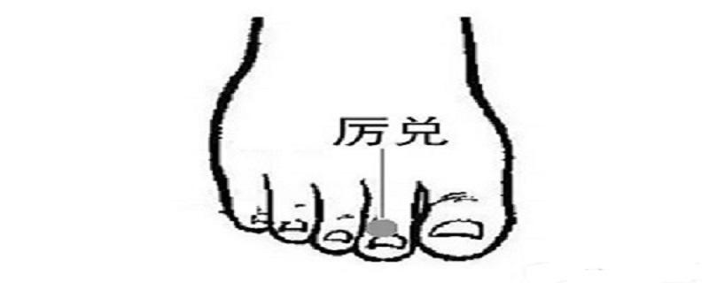 厉兑的位置和作用 厉兑的位置图