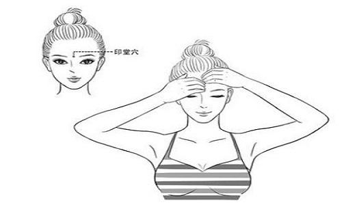 印堂的准确位置图 印堂的准确位置图作用功效-九图集