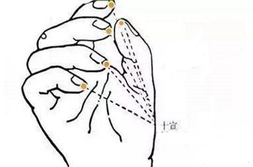 十宣的准确位置图和作用,十宣的功效与作用-九图集
