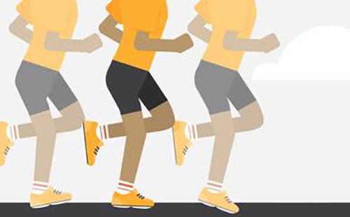 跑步前脚掌着地还是后脚掌(跑步前脚掌着地还是后脚掌对膝盖好)-九图集