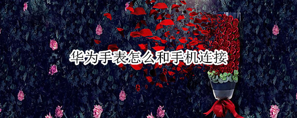 华为手表怎么和手机连接(华为手表怎么和手机连接不上)-九图集