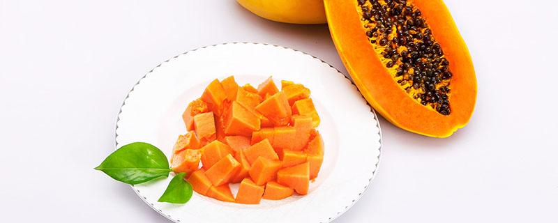 木瓜能不能生吃 木瓜可以生吃吗 木瓜能生吃吗-九图集