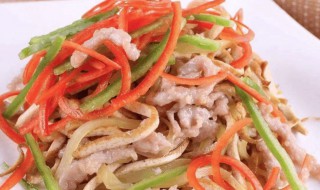 牛肉炒三丝的做法 炒牛肉丝的制作方法-九图集