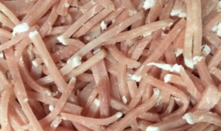 冻肉丝的腌制方法(正宗的腌制肉丝的方法)-九图集