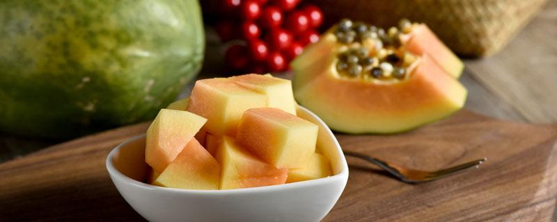 木瓜又青又硬能放熟吗（木瓜稍微有点青,能放熟吗?）-九图集