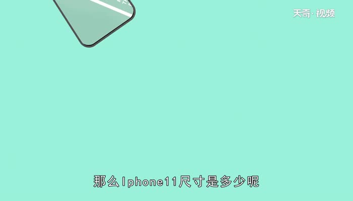 Iphone11尺寸 Iphone11尺寸是多少