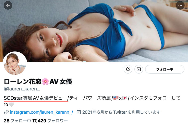 ローレン花恋(Lauren Karen,Lauren花恋)作品urvrsp-199介绍及封面预览